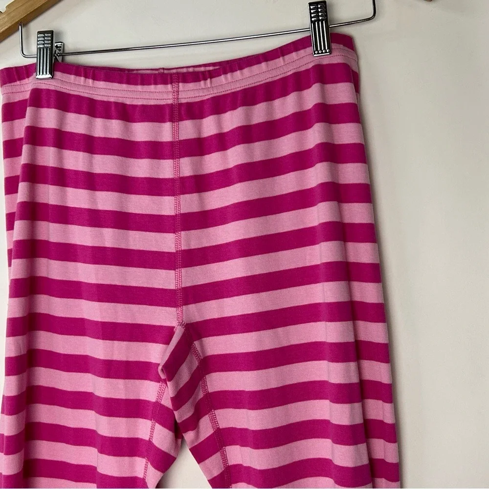 Hanna Andersson Pink‎ Stripe Barbiecore Pajama Pants Girls Large